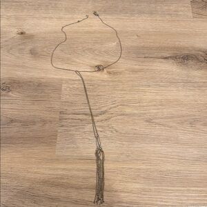 Elegant Gold Tassel Necklace